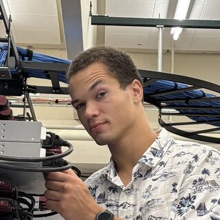 Carlos Eckert in the machine room